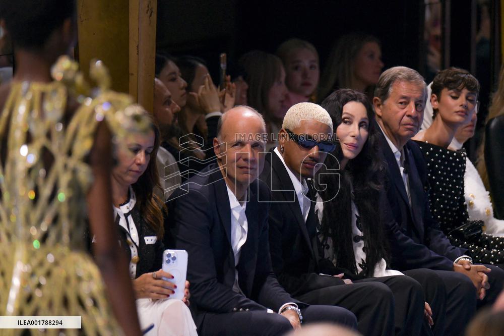 PFW - Cher Sits Front Row At Balmain