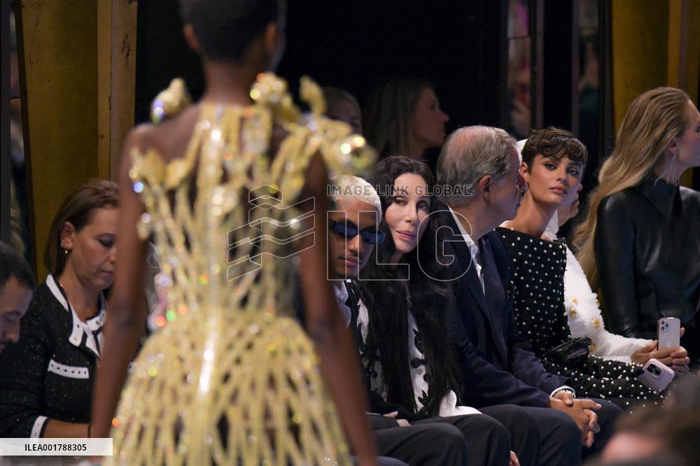 PFW - Cher Sits Front Row At Balmain
