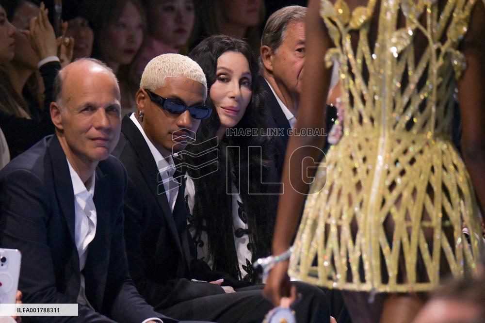 PFW - Cher Sits Front Row At Balmain