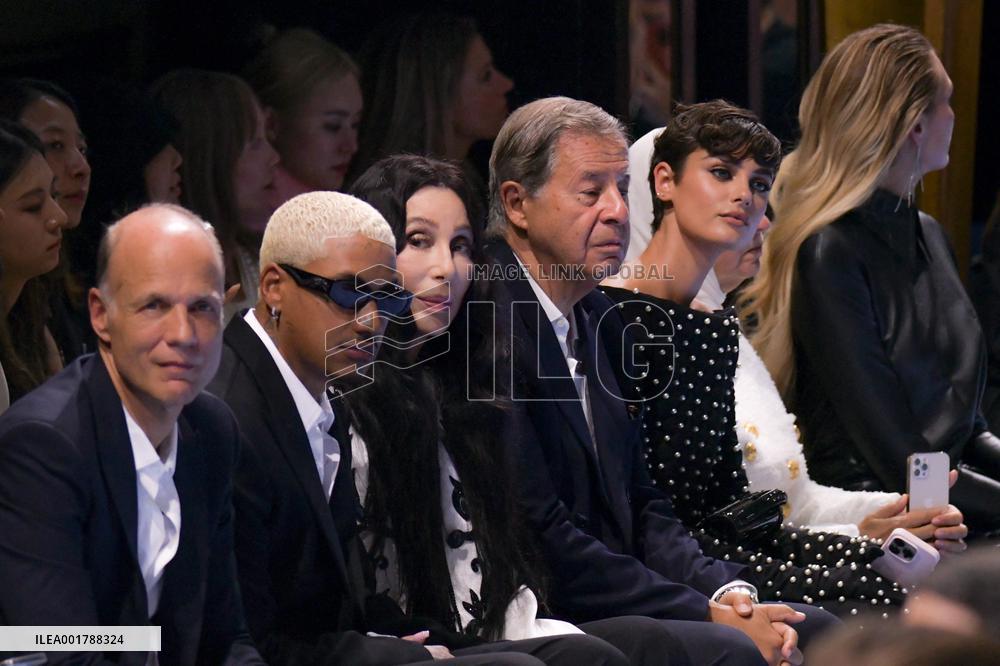 PFW - Cher Sits Front Row At Balmain