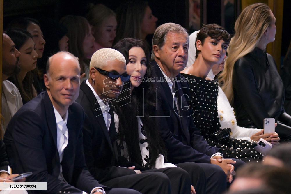 PFW - Cher Sits Front Row At Balmain