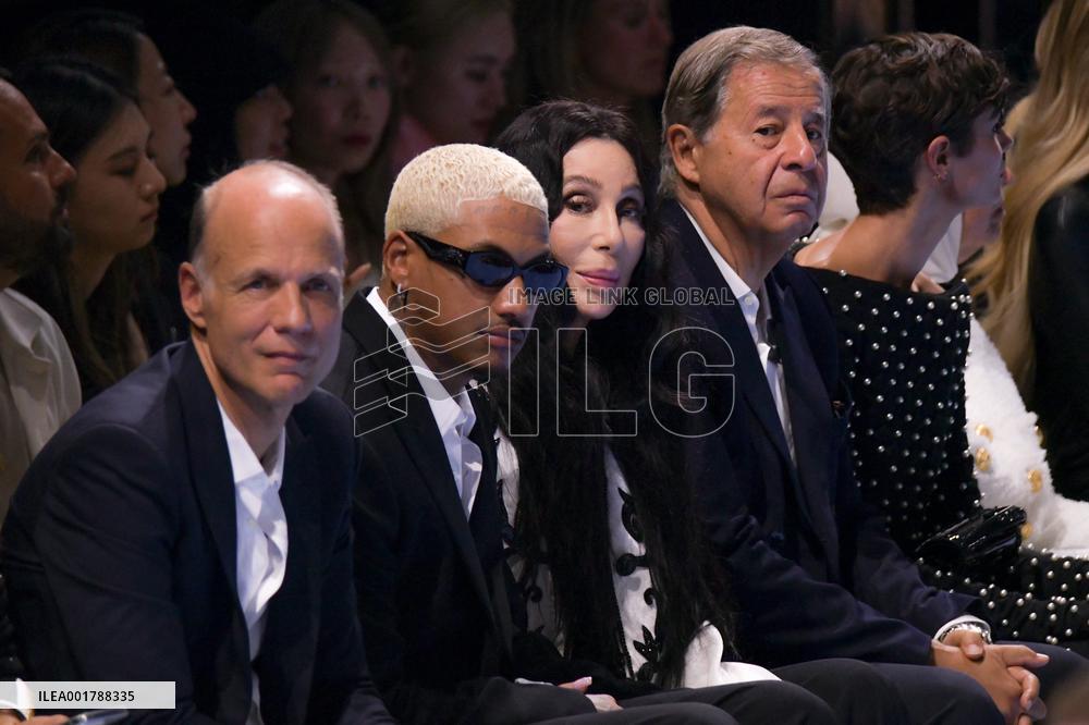 PFW - Cher Sits Front Row At Balmain