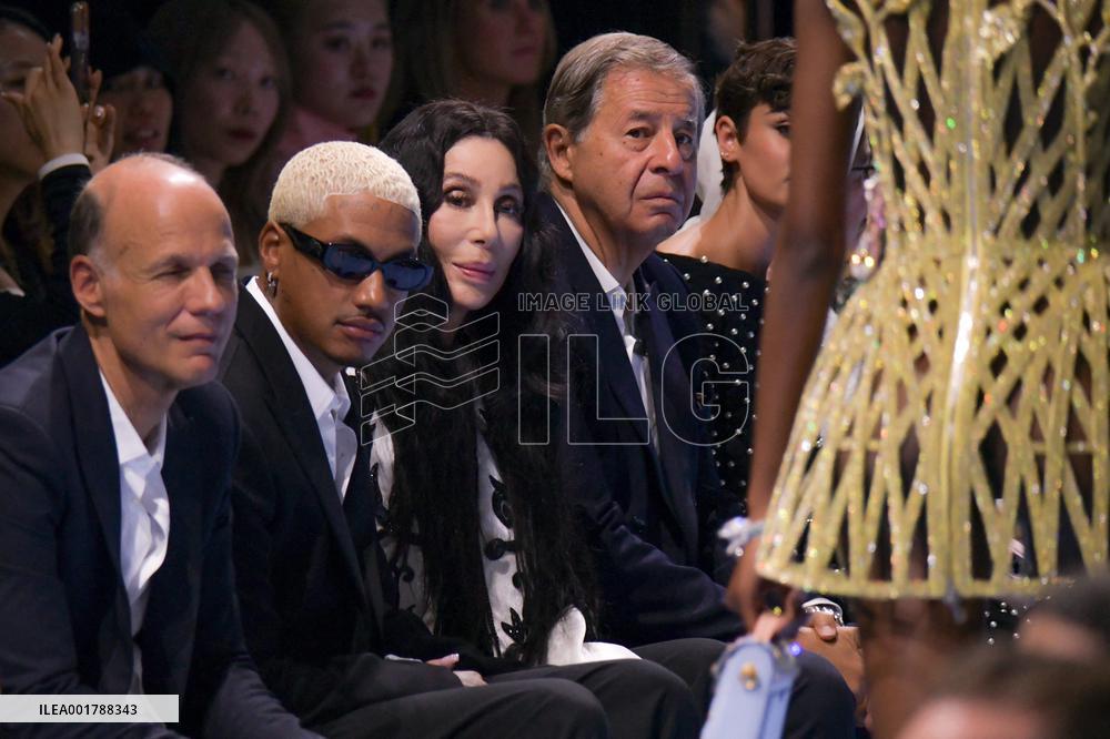 PFW - Cher Sits Front Row At Balmain
