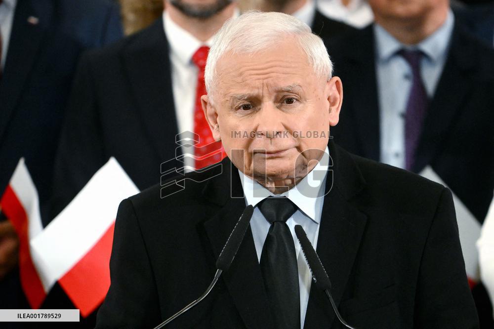 PiS Leader Kaczynski Holds A Campaign Rally - Poland