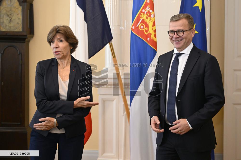 French Foreign and European Affairs Minister visits Finland