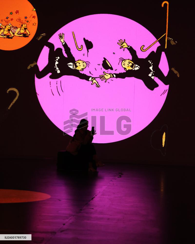 BELGIUM-BRUSSELS-EXHIBITION-TINTIN