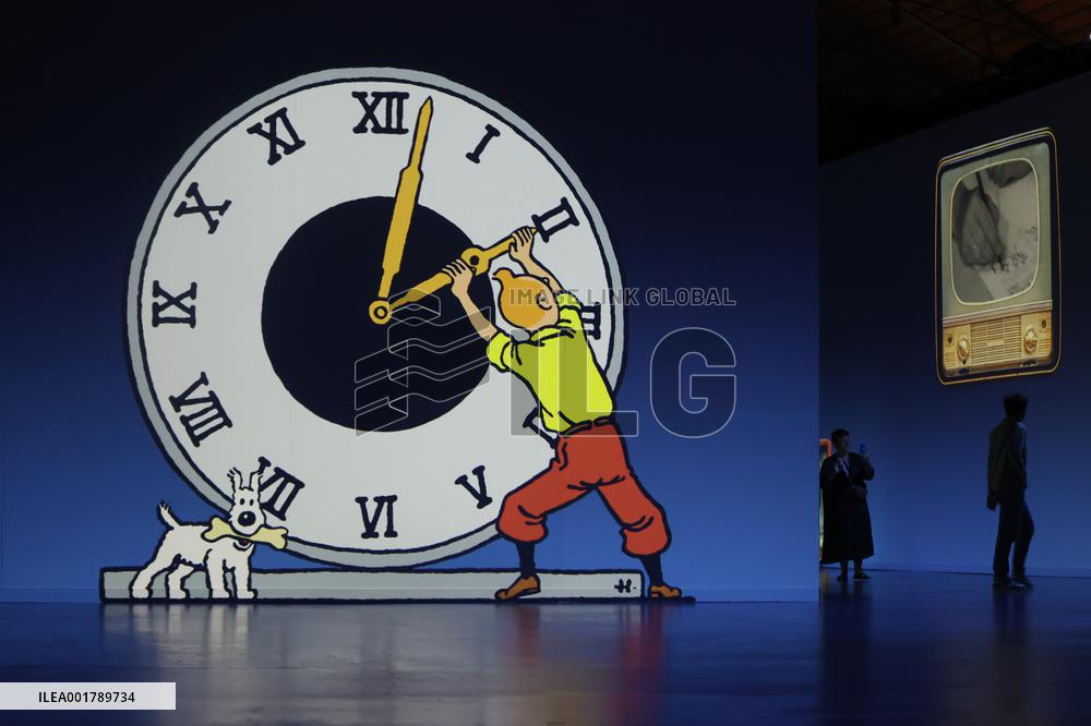 BELGIUM-BRUSSELS-EXHIBITION-TINTIN
