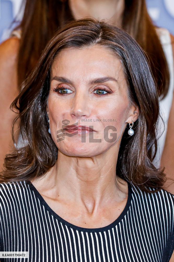 Queen Letizia At The Congress About Sexual Exploitation - Malaga