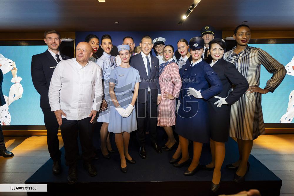 90th Anniversary Of Air France At The Galeries Lafayette - Paris