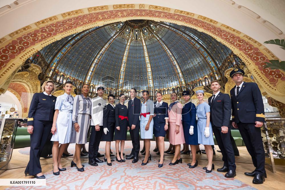 90th Anniversary Of Air France At The Galeries Lafayette - Paris