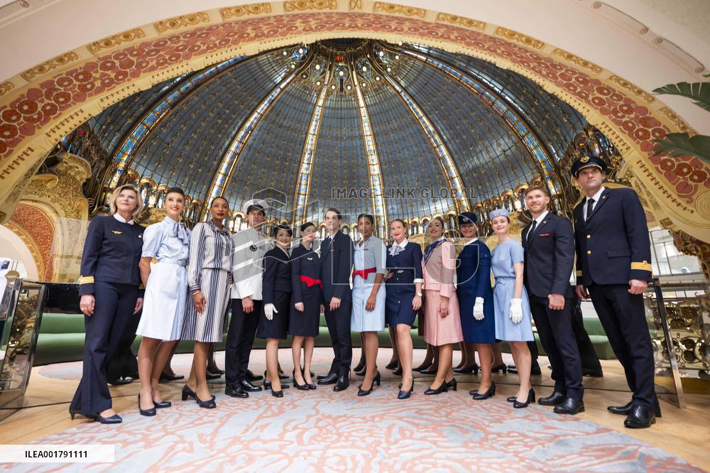 90th Anniversary Of Air France At The Galeries Lafayette - Paris