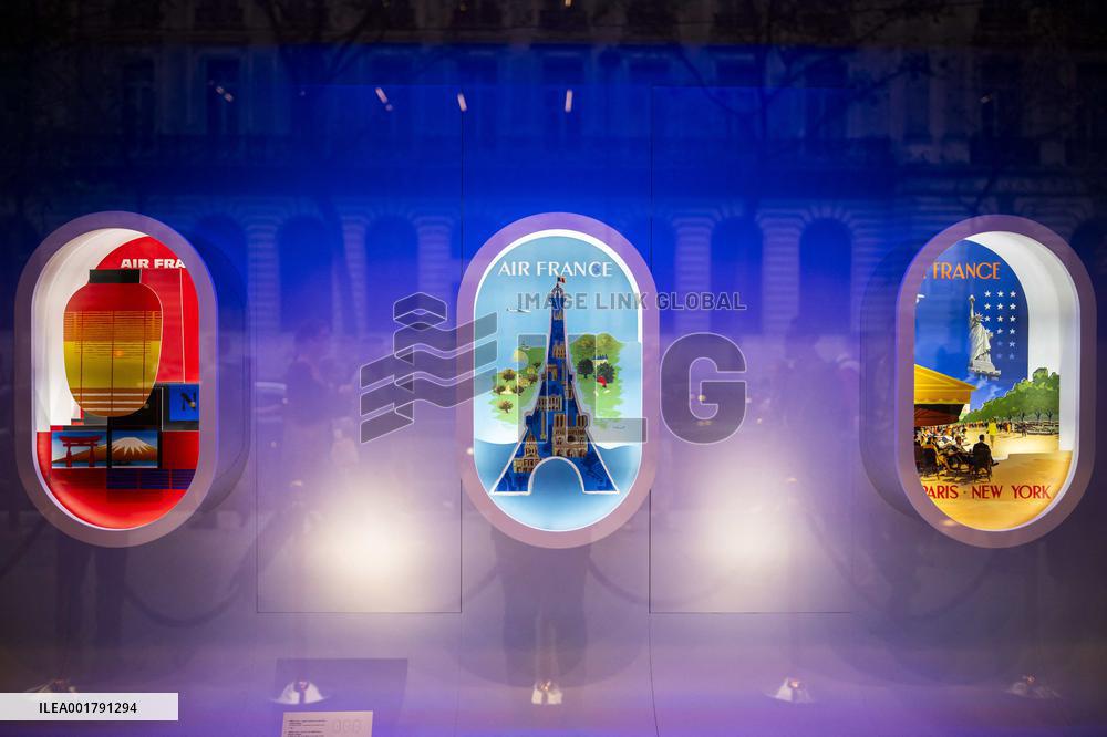 90th Anniversary Of Air France At The Galeries Lafayette - Paris