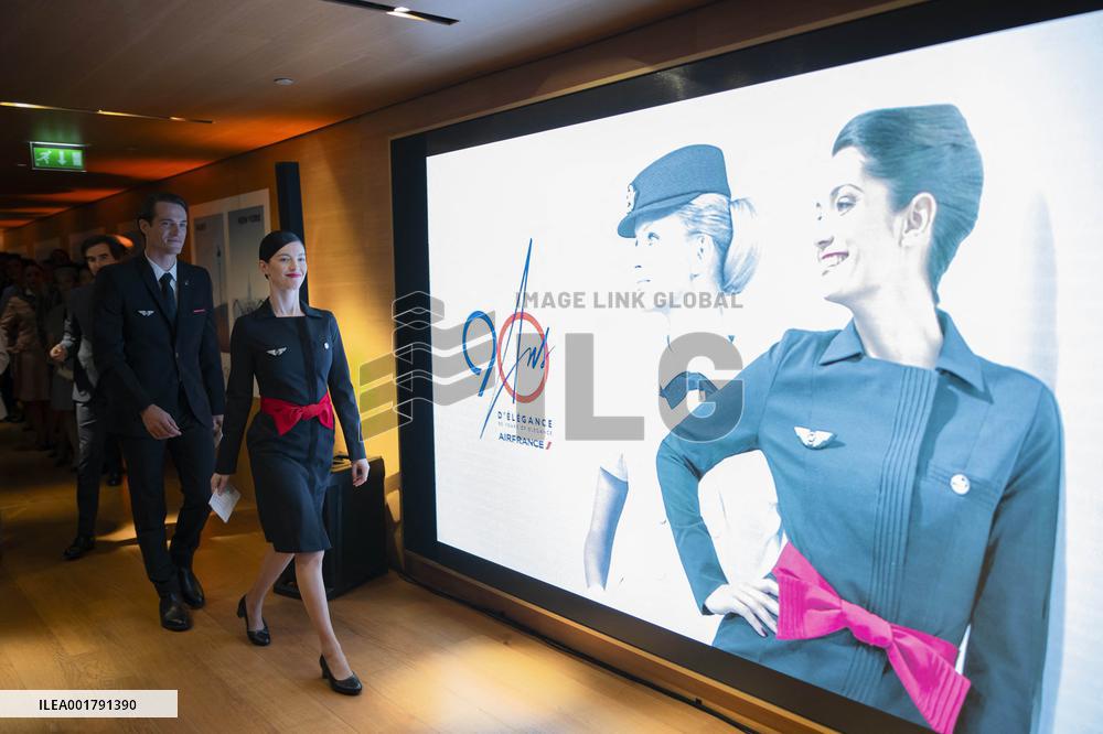 90th Anniversary Of Air France At The Galeries Lafayette - Paris