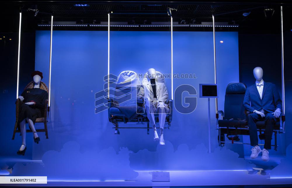 90th Anniversary Of Air France At The Galeries Lafayette - Paris
