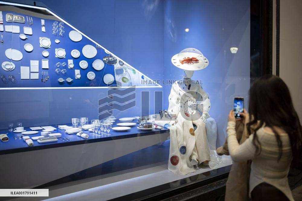 90th Anniversary Of Air France At The Galeries Lafayette - Paris