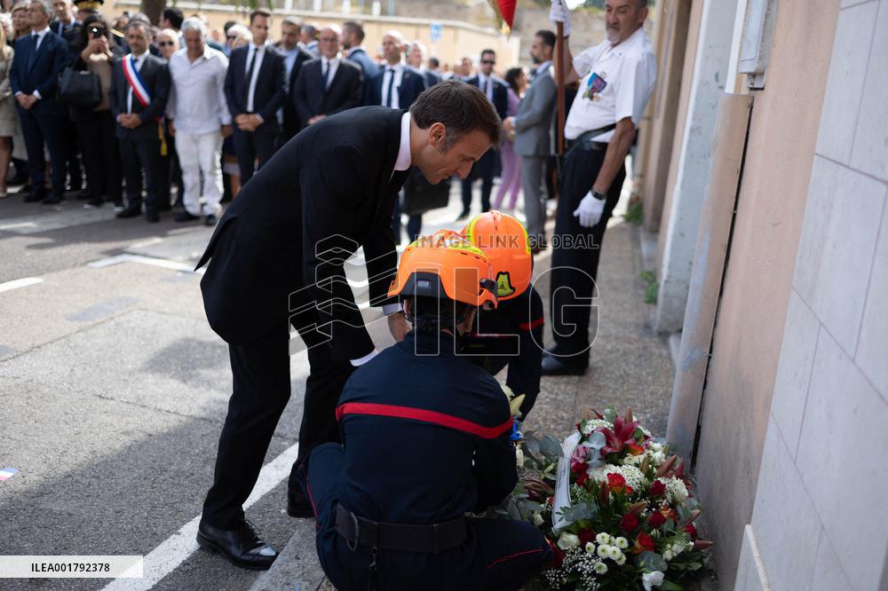 President Macron Visits Corsica