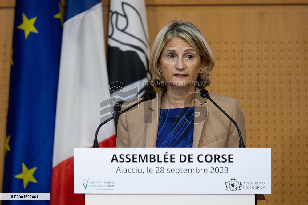 President Macron Visits Corsica