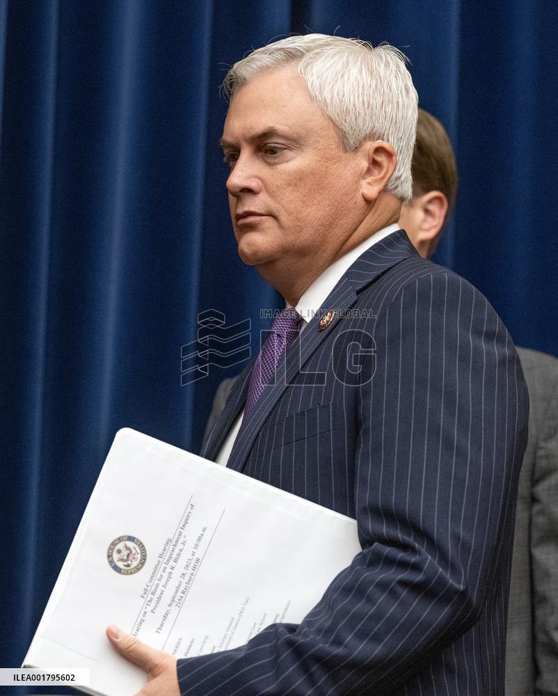 House Republicans Hold First Formal Biden Impeachment Hearing - Washington