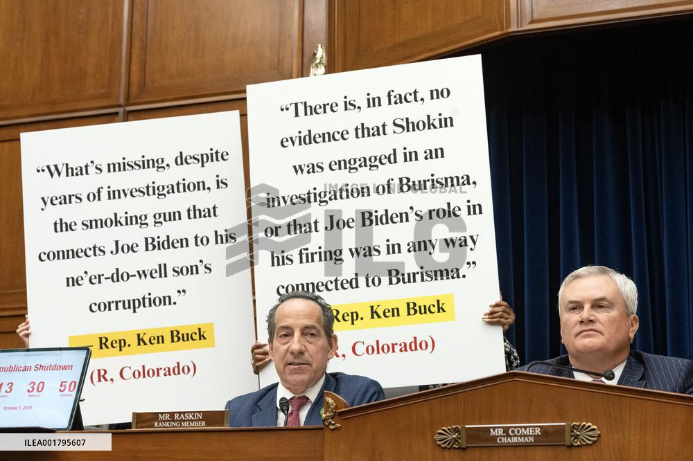 House Republicans Hold First Formal Biden Impeachment Hearing - Washington