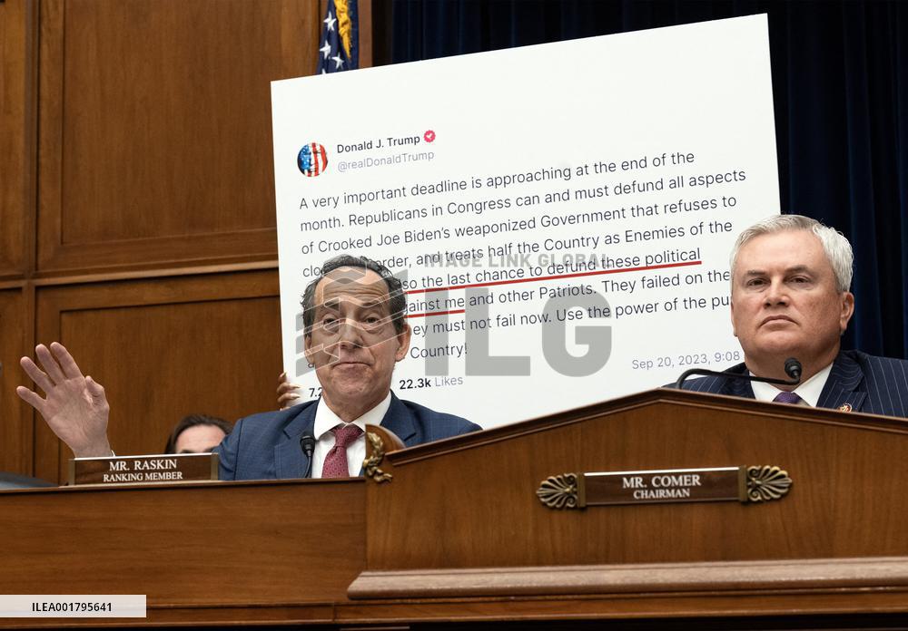 House Republicans Hold First Formal Biden Impeachment Hearing - Washington