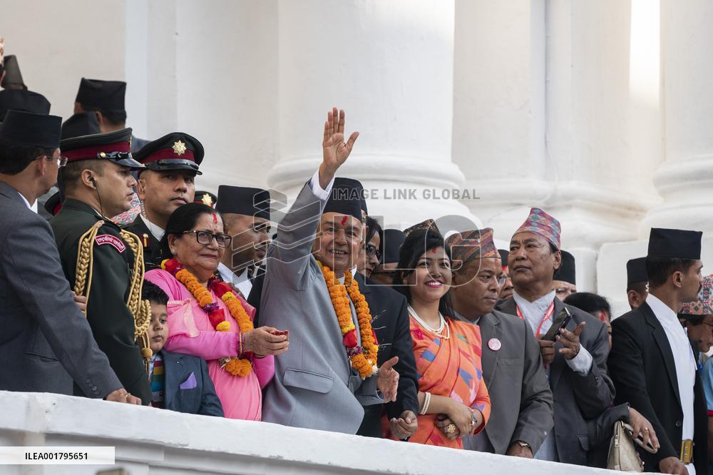 NEPAL-KATHMANDU-INDRA JATRA-CHARIOT PROCESSION