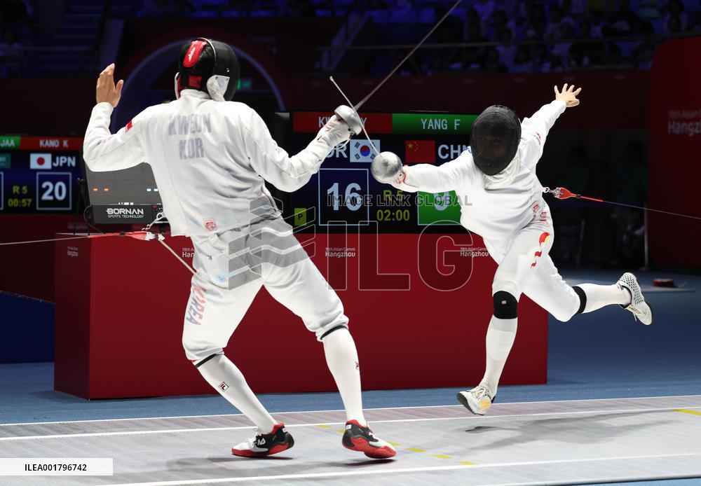 (SP)CHINA-HANGZHOU-ASIAN GAMES-FENCING(CN)