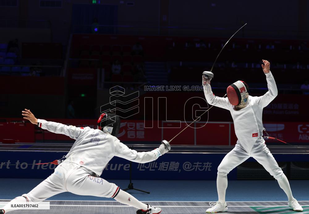 (SP)CHINA-HANGZHOU-ASIAN GAMES-FENCING(CN)
