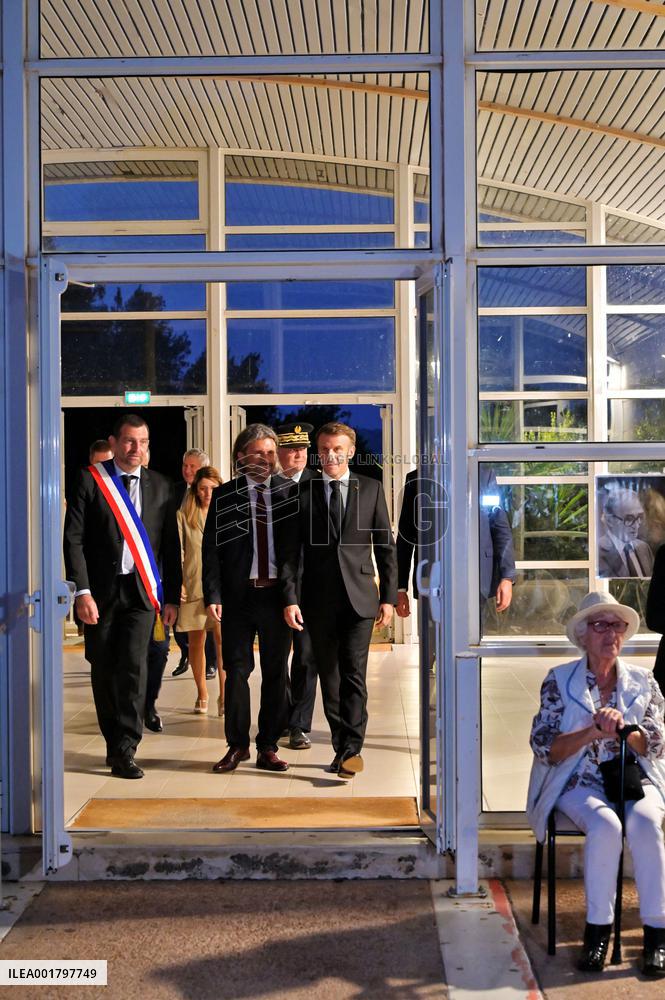 President Macron Visits Corsica