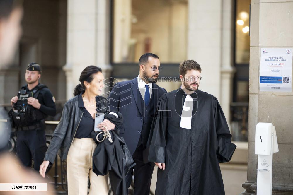 Alexandre Benalla At Palais De Justice - Paris