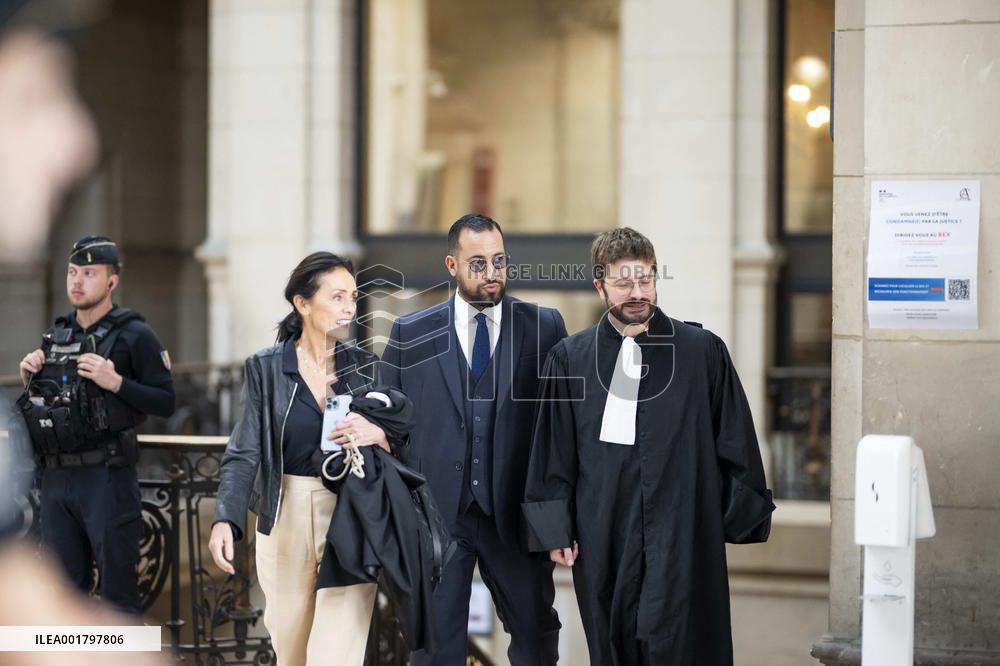 Alexandre Benalla At Palais De Justice - Paris