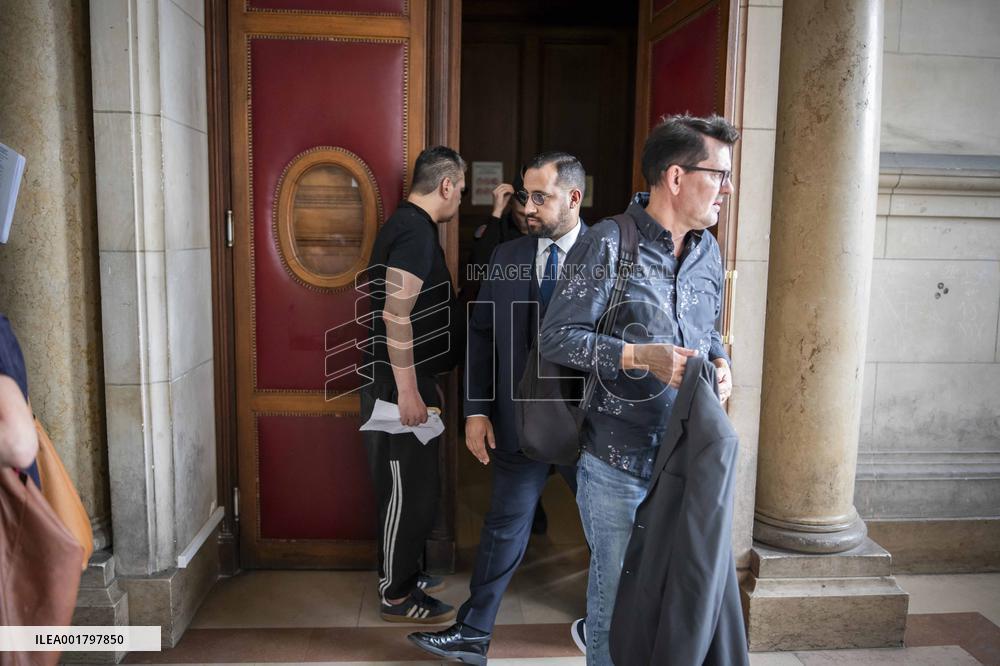 Alexandre Benalla At Palais De Justice - Paris