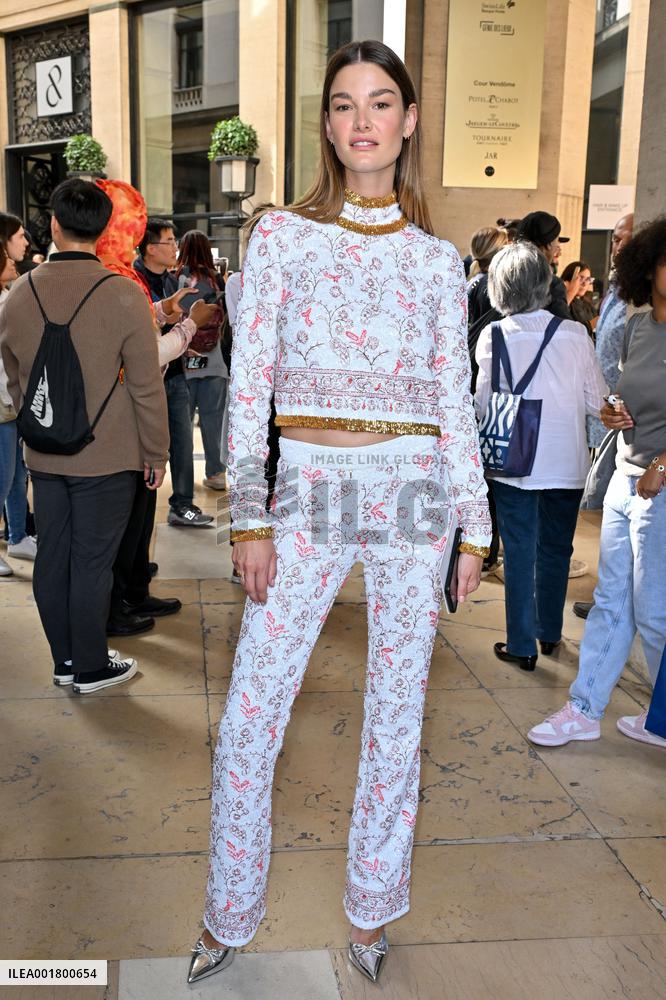 PFW Giambattista Valli Arrivals