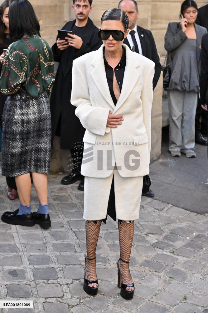 PFW Victoria Beckham Arrivals