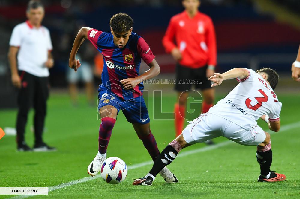 (SP)SPAIN-BARCELONA-FOOTBALL-SPANISH LEAGUE-FC BARCELONA VS SEVILLA FC