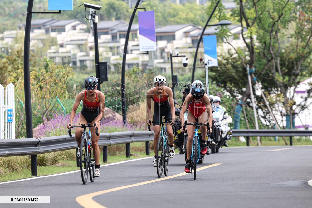 (SP)CHINA-CHUN'AN-ASIAN GAMES-TRIATHLON (CN)