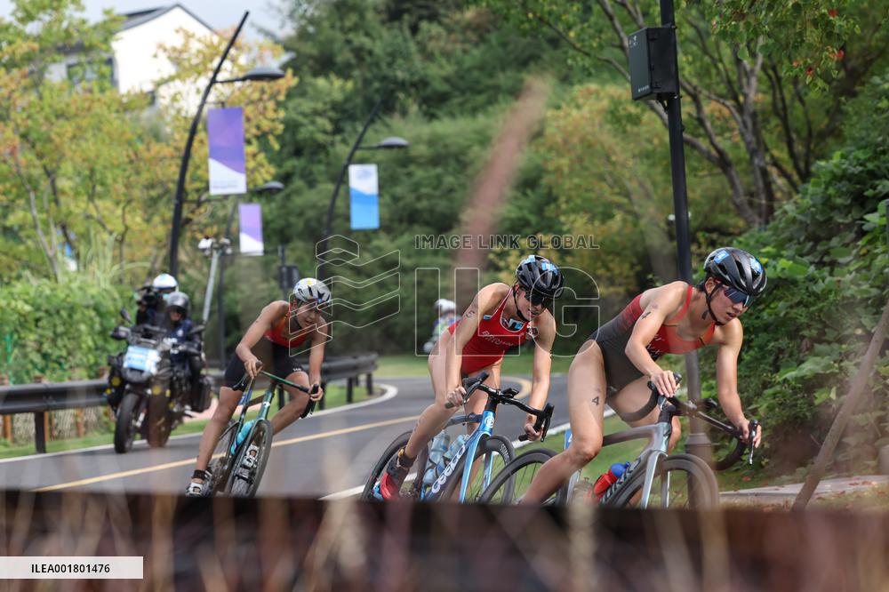 (SP)CHINA-CHUN'AN-ASIAN GAMES-TRIATHLON (CN)