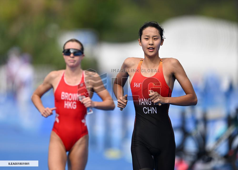 (SP)CHINA-CHUN'AN-ASIAN GAMES-TRIATHLON (CN)