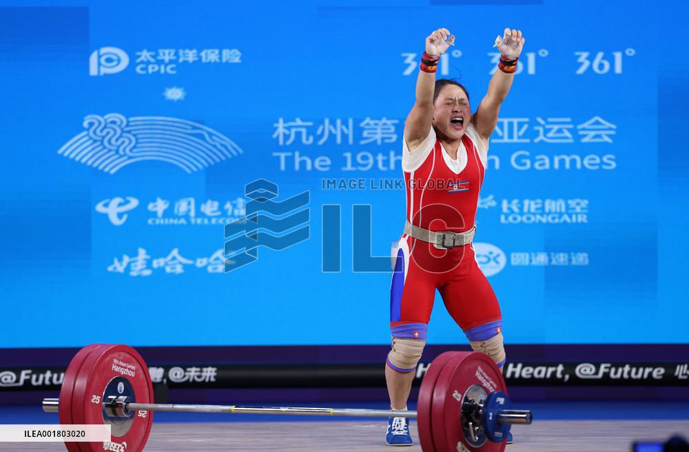(SP)CHINA-HANGZHOU-ASIAN GAMES-WEIGHTLIFTING(CN)