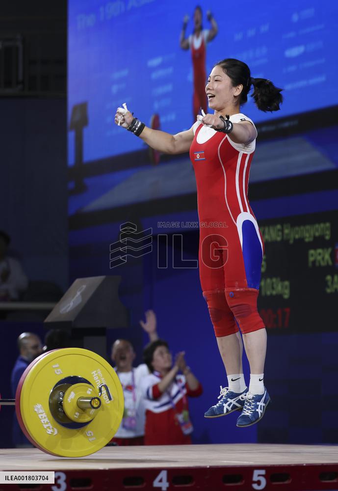 (SP)CHINA-HANGZHOU-ASIAN GAMES-WEIGHTLIFTING(CN)