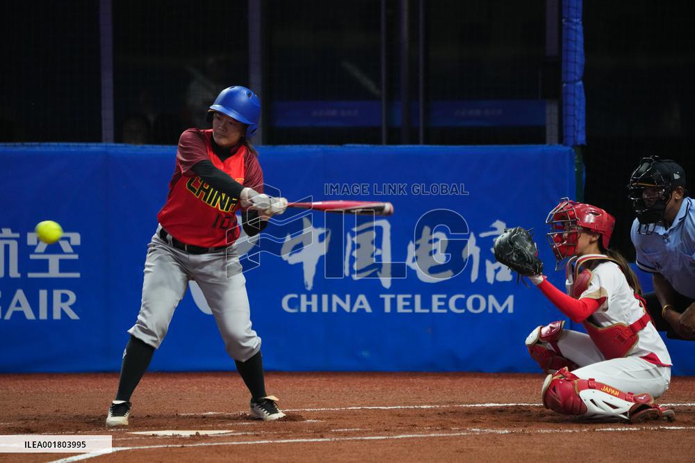 (SP)CHINA-SHAOXING-ASIAN GAMES-SOFTBALL(CN)