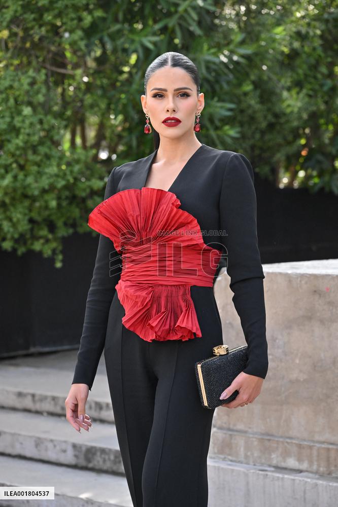 PFW Elie Saab Arrivals