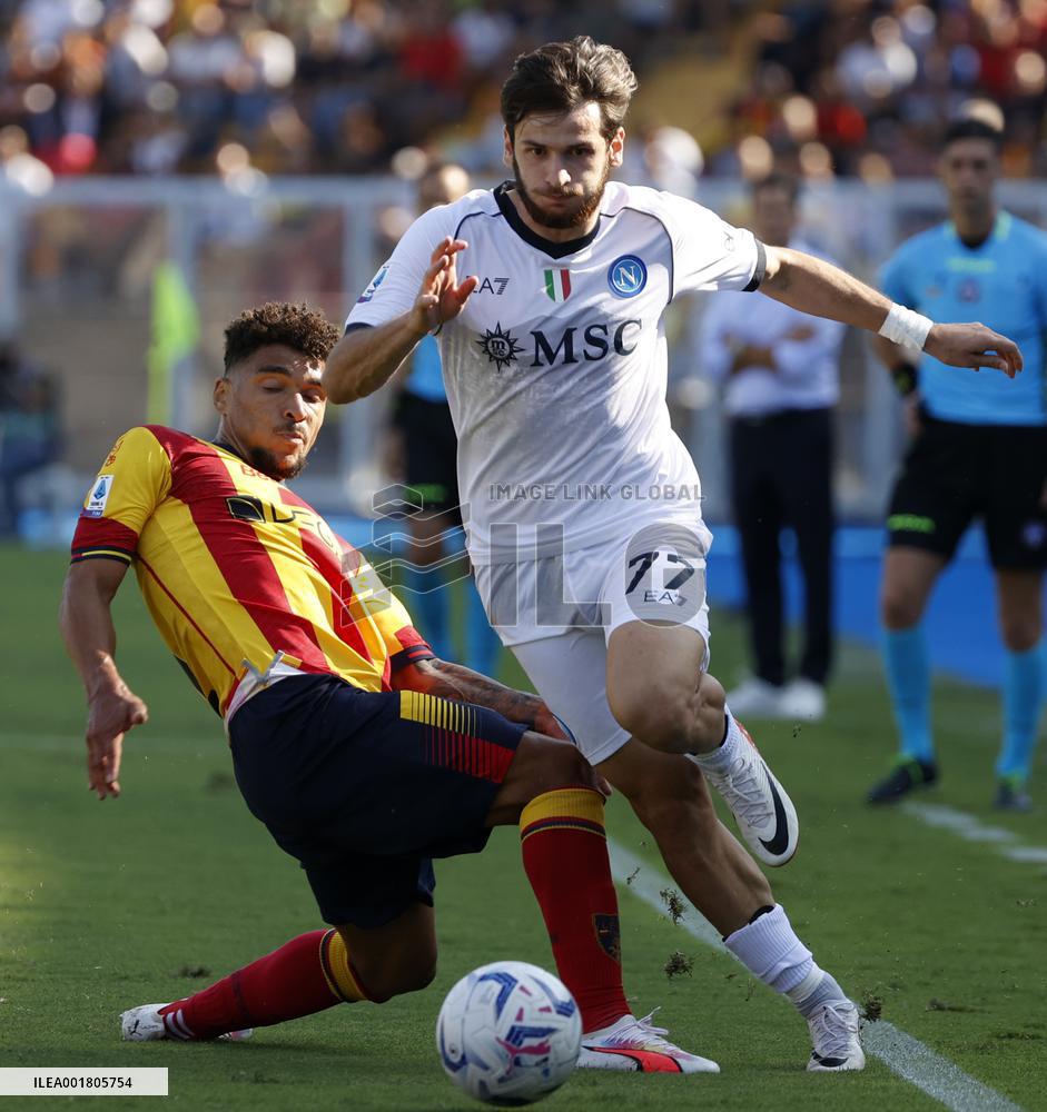 (SP)ITALY-LECCE-FOOTBALL-SERIE A-NAPOLI VS LECCE