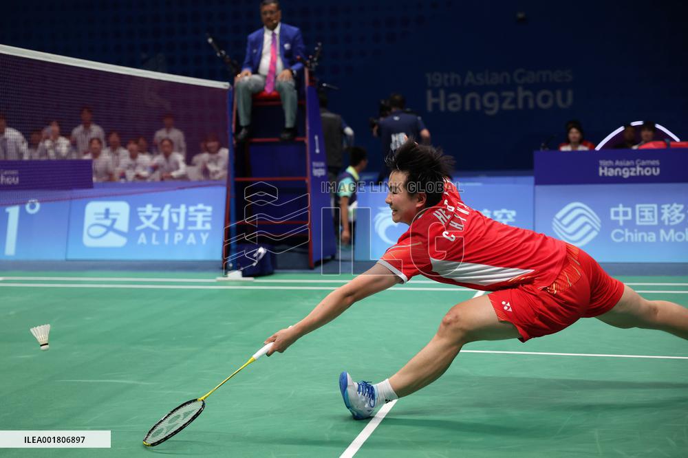 (SP)CHINA-HANGZHOU-ASIAN GAMES-BADMINTON(CN)