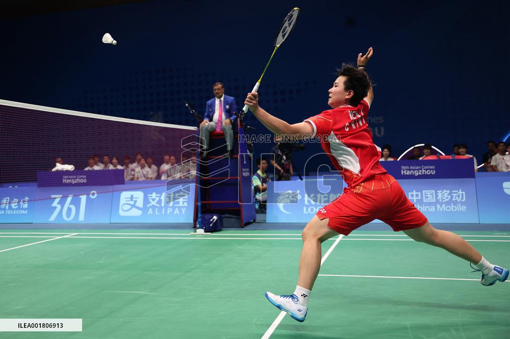 (SP)CHINA-HANGZHOU-ASIAN GAMES-BADMINTON(CN)