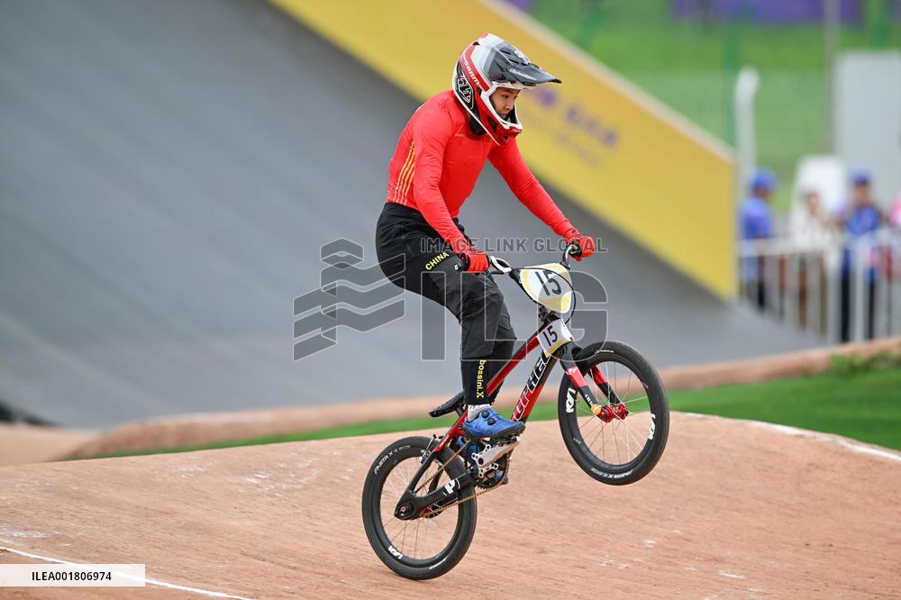 (SP)CHINA-CHUN'AN-ASIAN GAMES-CYCLING BMX RACING(CN)
