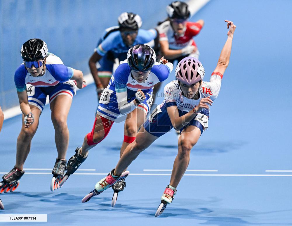 (SP)CHINA-HANGZHOU-ASIAN GAMES-ROLLER SKATING (CN)