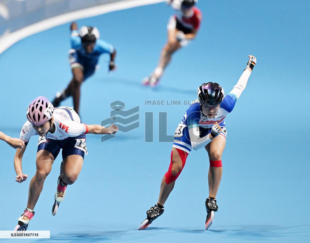 (SP)CHINA-HANGZHOU-ASIAN GAMES-ROLLER SKATING (CN)