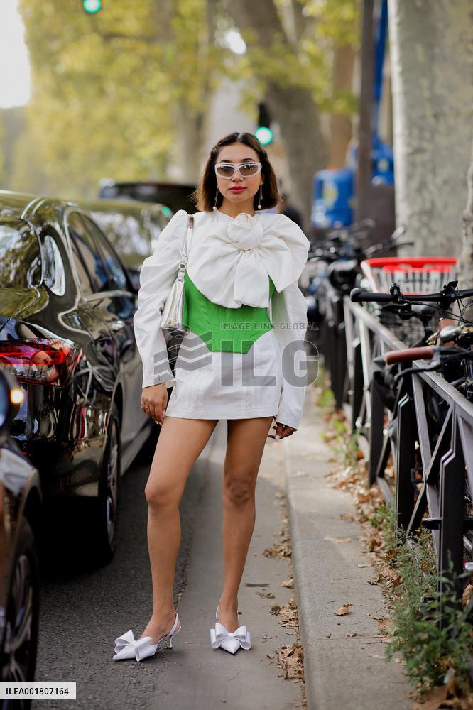 PFW - Elie Saab Street Style