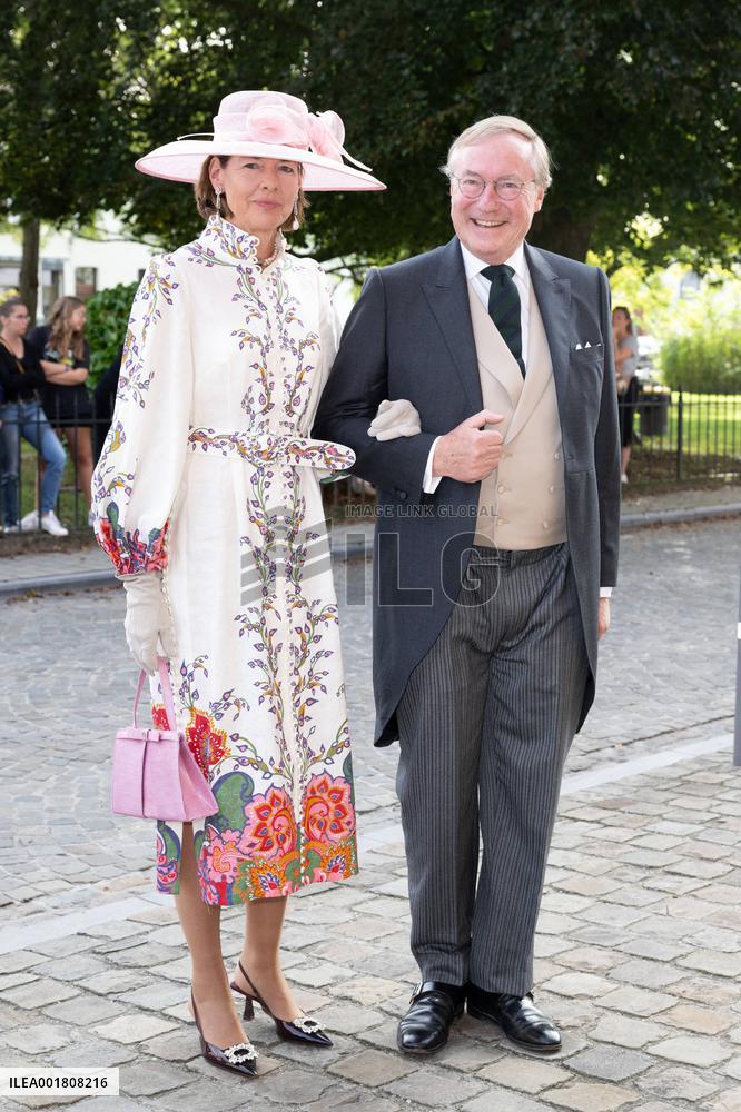 Wedding of Archiduc Alexander of Habsbourg-Lorraine and Countess Natacha Roumiantzoff-Pachkevitch - Beloeil