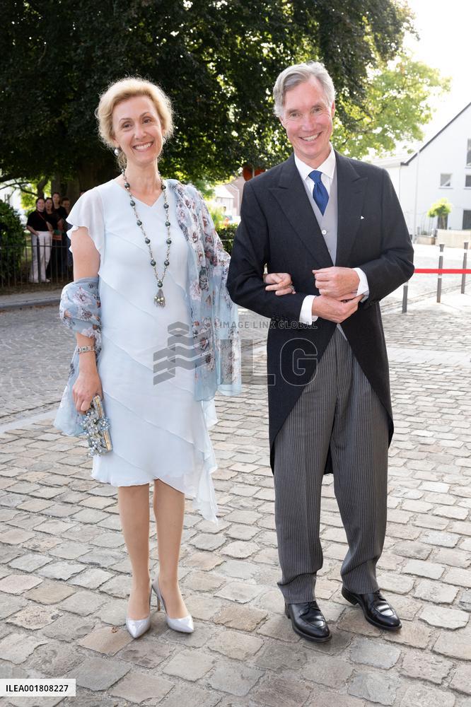 Wedding of Archiduc Alexander of Habsbourg-Lorraine and Countess Natacha Roumiantzoff-Pachkevitch - Beloeil